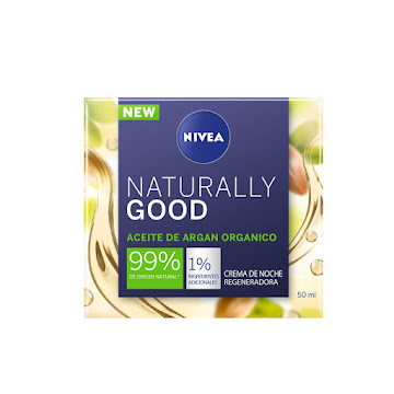 Crema Facial Nivea Naturally Good Aceite De Argán Noche x 50 ml undefined