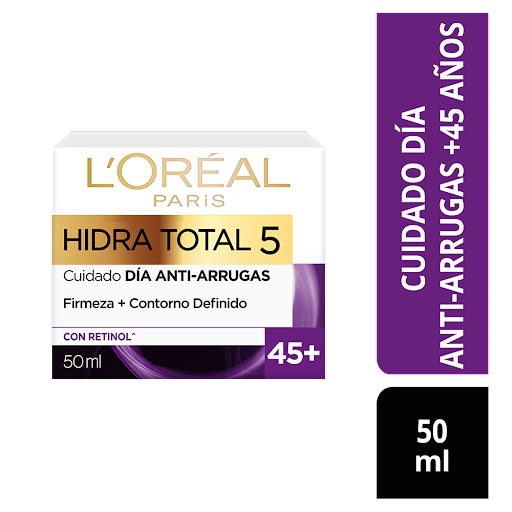 Crema Hidratante Loreal Paris Antiarrugas 45+ x 50 ml