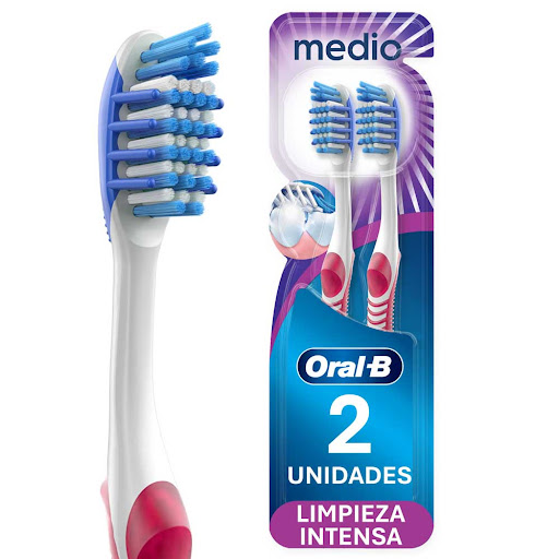 Cepillo De Dientes Oral-B Radiant Medio Empaque Blíster x 2 und