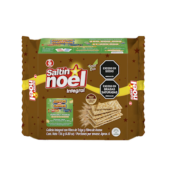 Galletas Noel Saltin Noel Integral Taco x 136 gr  