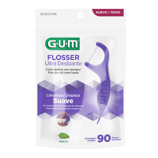 Hilo Dental Gum Sunstar Flossers Ultra Deslizante x 90 und