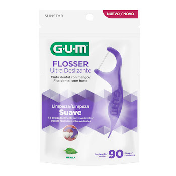 Hilo Dental Gum Sunstar Flossers Ultra Deslizante x 90 und  