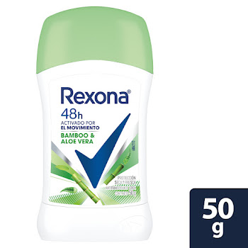 Desodorante Mujer Rexona Bamboo 48h Frasco x 50 Gr  