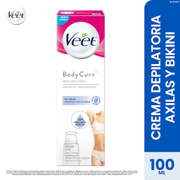 Crema Depiladora Veet Body Curv x 100 gr  