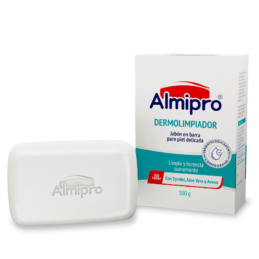 Jabón Almipro Dermolimpiador Caja x 100 gr
