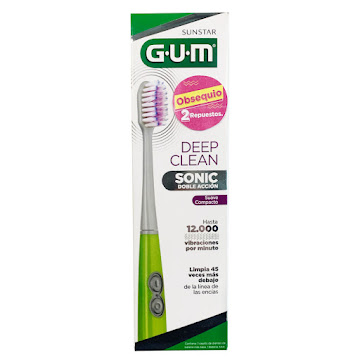Cepillo Dental Electrico   Gum Deep Clean Sonic + Repuestos x 1 und 
