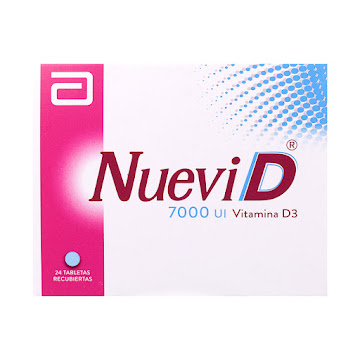 NueviD Vitamina D3 7000   UI Abbott Caja x 24 Tabletas  