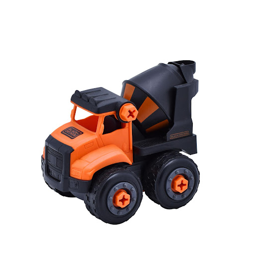 Carro Mezclador de Cemento Mixer Black+Decker Black+Decker Caja x 1 ĦLa diversión se mezcla con la creatividad, con el Carro Mezclador de Cemento de BLACK+DECKER! Los niños pueden imaginar que construyen sus propias obras maestras mientras juegan con este emocionante 