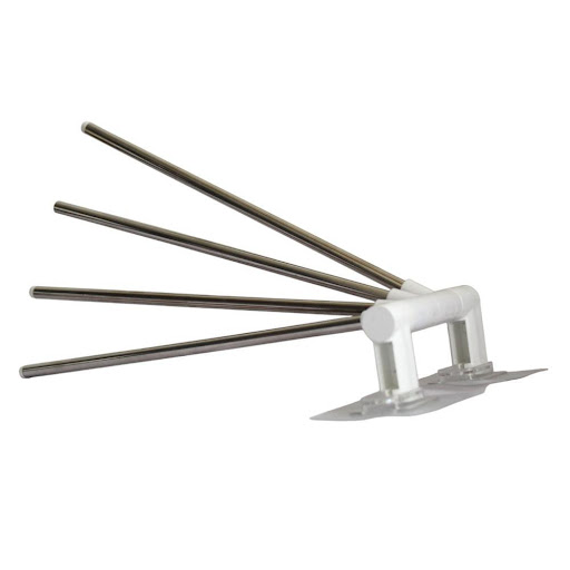Soporte De Toallas Montaje Facil Sin Herramientas GENERICO Unidad x 1 Optimiza el espacio en tu baño con este práctico soporte giratorio para toallas. Diseñado para ser montado fácilmente con sus bases adhesivas a la baldosa sin necesidad de herramientas, este organizad