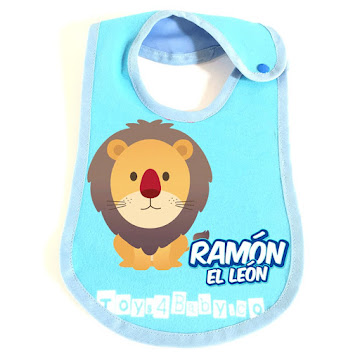 Solo Online Babero Toys4baby  Ramon   El Leon Nino  X 1 Unidad 