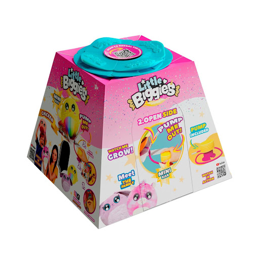 Peluche Inflable Little Biggies Fantasy Chicken Biggies Caja x 1 ĦA partir de hoy, los más pequeños contarán con un compañero incondicional que transformará su mundo en un lugar encantador con su amistad fiel! Con el Peluche Little Biggies Fantasy  Chicken, las exp