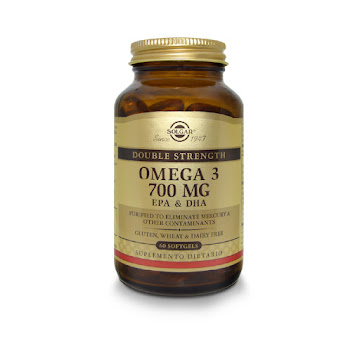 Suplemento Dietario   Solgar Double Strength Omega 3 700 mg Frasco x 60 Softgels  