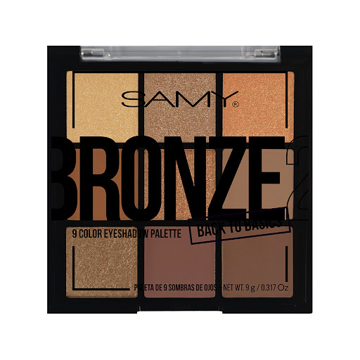 Paleta Sombras De Ojos Samy Bronze x 9 gr