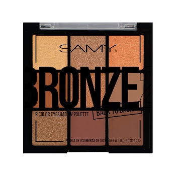 Paleta Sombras De Ojos Samy Bronze x 9 gr  