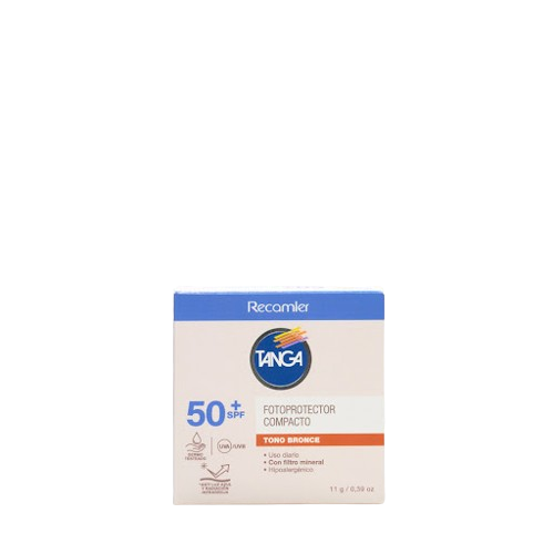Fotoprotector Compacto Tanga Tono Bronce SPF 50 x 11g 