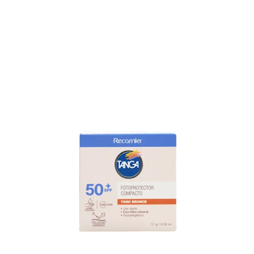 Fotoprotector Compacto   Tanga Tono Bronce SPF 50 x 11g 