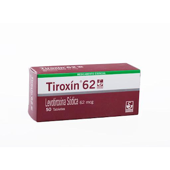 TIROXÍN 62MCG TABLETAS CAJA X50TAB. SIEGFRIED LEVOTIROXINA SÓDICA       