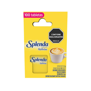 Endulzante Splenda Tabletas Sin Calorías Estuche x 100 und  