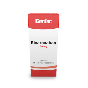 Rivaroxaban 20 mg Genfar Caja x 30 Tabletas  