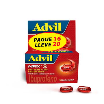 //Oferta Advil Max Pague 16 Lleve 20 Ibuprofeno  