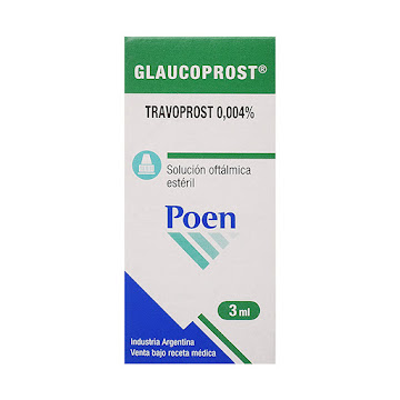 Glaucoprost Travoprost 0.004 % Poen Frasco x 3 ml  