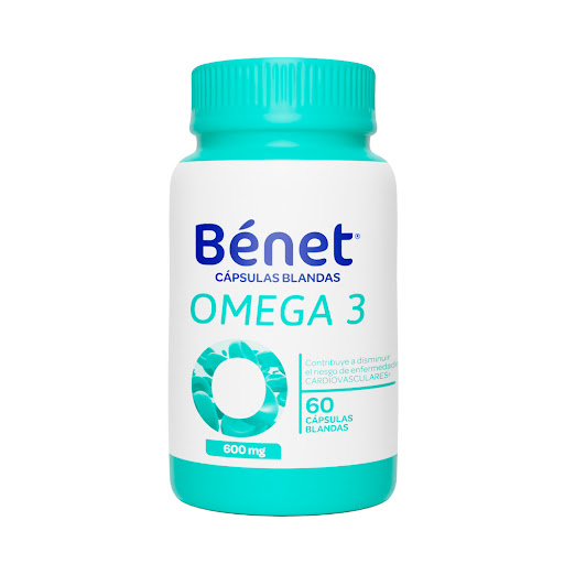 Benet 600 mg Omega 3 x 60 Cápsulas