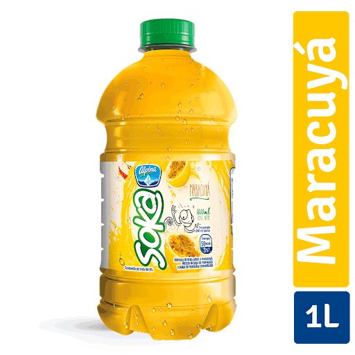 Refresco Alpina Soka Maracuyá x 1 lt
