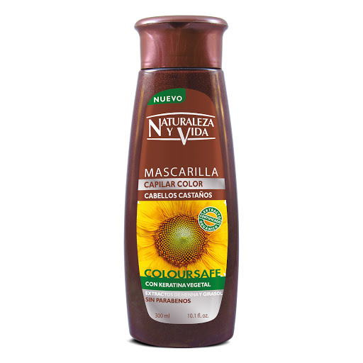 Mascarilla Capilar Naturaleza Y Vida Cabello Castaño Coloursafe x 300 ml