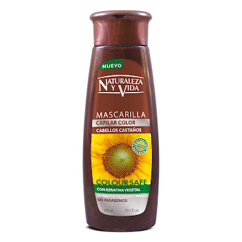 Mascarilla Capilar Naturaleza Y Vida Cabello Castaño Coloursafe x 300 ml  