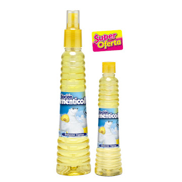 Menticol Loción Amarilla Frasco x 250 ml + Menticol Amarilla x 60 ml  