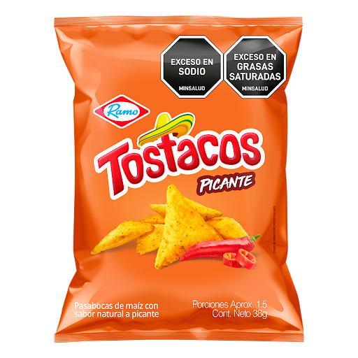 Pasabocas Ramo Tostacos Picantes x 38 gr