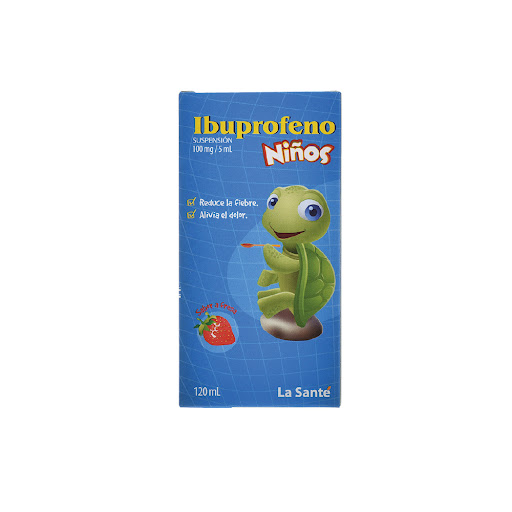 Ibuprofeno Niños 100mg/5ml La Santé Frasco x 120 ml