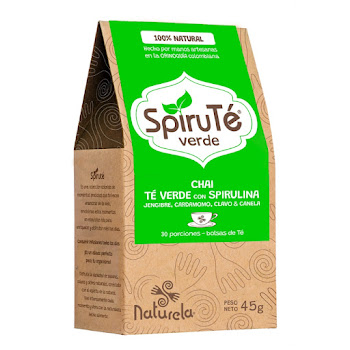 Té Verde Chai Spirute Naturela Caja x 30 und  