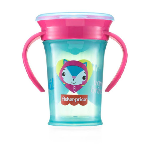 VASO ANTIDERRAME 360 FC FISHER PRICE CAJA x 1 VASO ANTIDERRAME 360 FC
