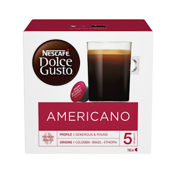 Cápsulas Nescafé Dolce Gusto Americano 16 Tazas preparadas x 128 gr  