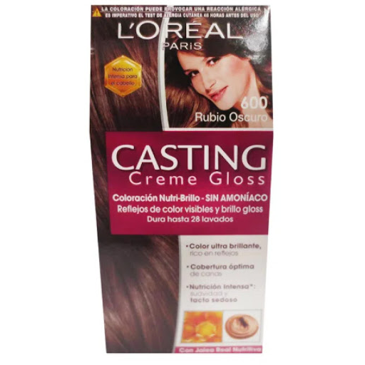 Kit Tinte L´Oreal Casting Creme Gloss Rubio Oscuro 600 x 1 und