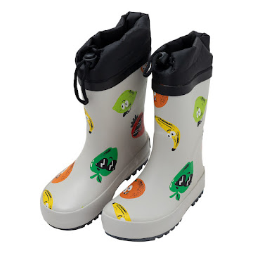 Botas Plásticas Offcorss   con cordón Ajustable Negro Talla 25 x 1 par 