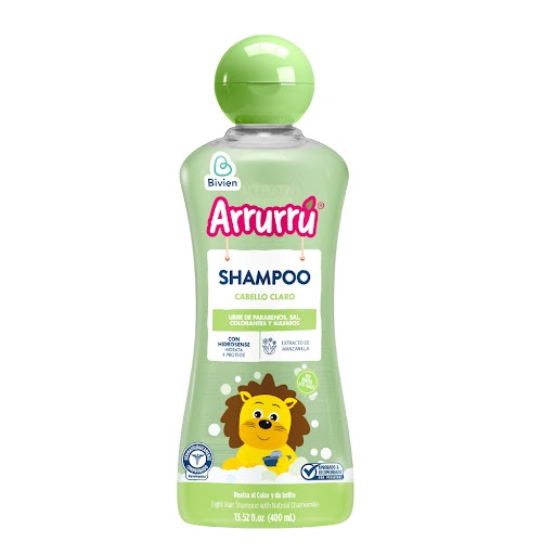 Shampoo Arrurru Cabellos Claros x 400 ml
