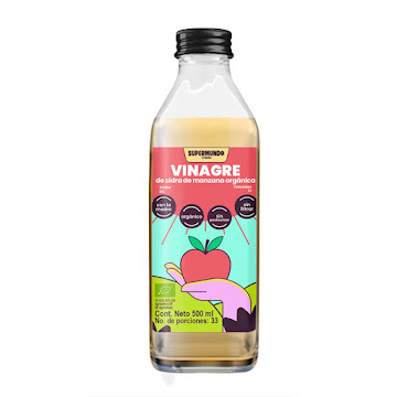 Vinagre Súper Mundo De Cidra De Manzana Botella x 500 ml  