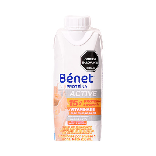 Bebida Lista Benet Sabor   Vainilla Banano x250ml
