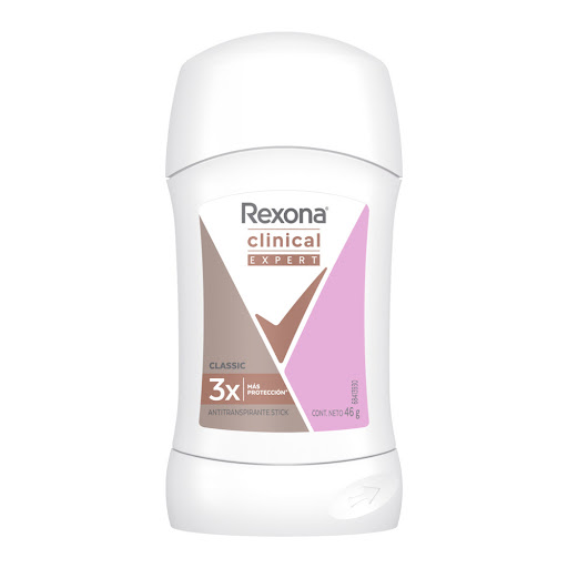 Desodorante Mujer Rexona Clinical Expert Classic Barra Frasco x 46 gr