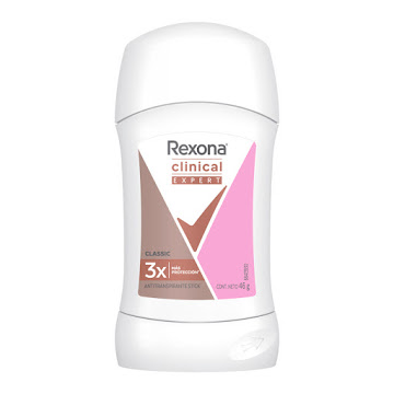 Antitranspirante En Barra Rexona Women Clinical Expert Classic x 46 gr  