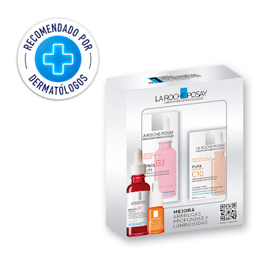 Serum La Roche Posay   Retinol B3 + Serum Pure Vitamin C10 Pack x 2 und  