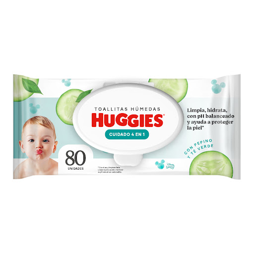 Toallitas Húmedas Huggies Limpieza Y Frescura Paquete x 80 und