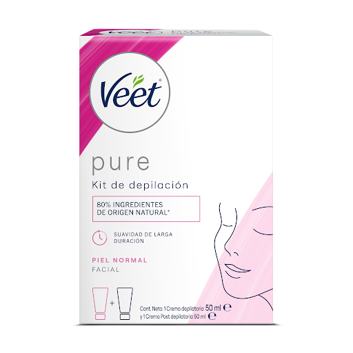 Crema Depilatoria Facial Veet Piel Normal x 50 ml