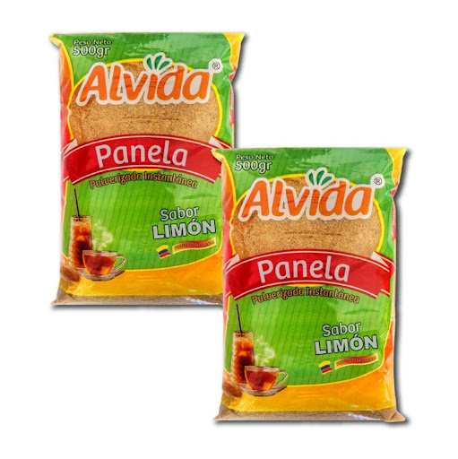 Panela Alvida Pulverizada Limón Bolsa X 500 Gr Pack X 2 Alvida Bolsa x 2 Panela Alvida Limón Bolsa X 500 Gr