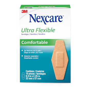 Curas Ultraflexible 3M Nexcare Caja x 10 und  
