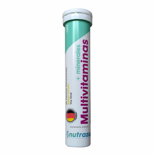 Multivitamínico + Minerales Sabor Limónx 20 Tabletas