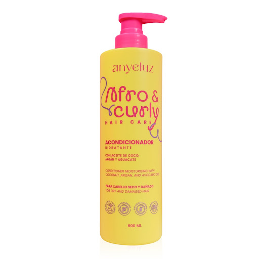 Acondicionador Anyeluz Hidratante Afro Y Curly Botella x 600 ml