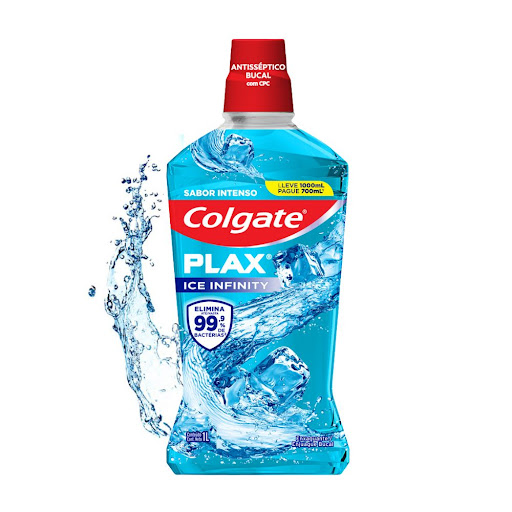 Enjuague Bucal Colgate Plax Ice Infinity Frasco x 1 l